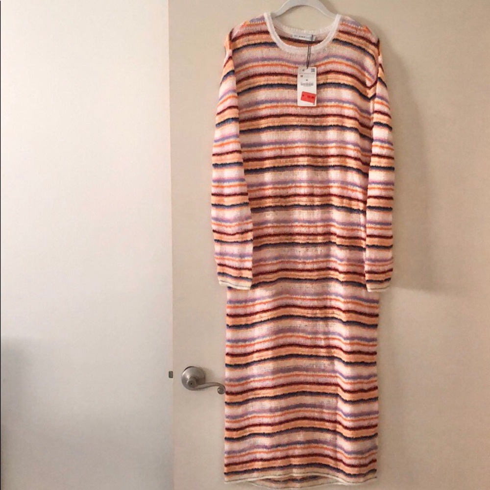 Zara over the knee knitted dress